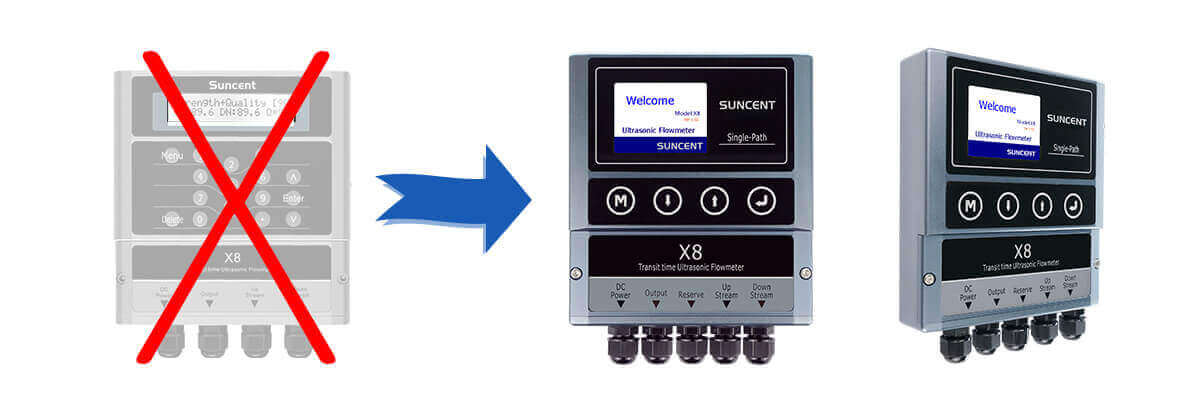 迅昇超聲波流量計(jì)外觀(guān)